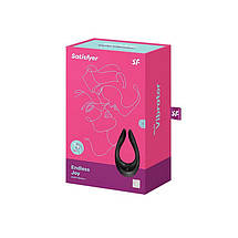 Вібратор для пар Satisfyer Endles Joy Black, 3 незалежних мотора, багатофункціональний SO3993, фото 4