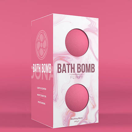 Набір бомбочок для ванни Dona Bath Bomb Flirty Blushing Berry (140 гр), фото 3