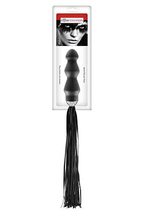 Флогер з ручкою - анальним плагом Fetish Tentation Whip with Plug Handle SO4045, фото 2