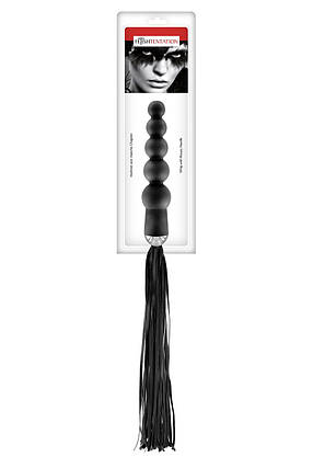 Флогер з ручкою - анальним намистом Fetish Tentation Whip with Rosary Handle SO4046, фото 2