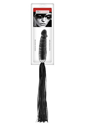 Флогер з ручкою-дилдо Fetish Tentation Whip with Dieldo Handle SO4048, фото 2