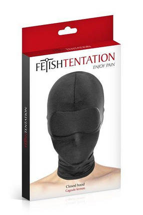 Капюшон для БДСМ Fetish Tentation Closed Hood з закритими очима і ротом SO3757, фото 2