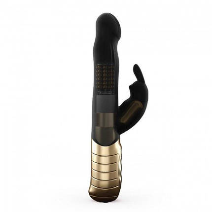 Вібратор-кролик Dorcel Baby Rabbit Gold 2.0 з перловим масажем і голівкою, що обертається., фото 1