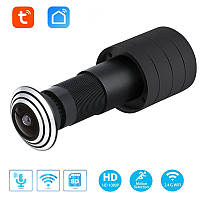 Відеооченят Wi-Fi для систем розумного дому TUYA, записування і двосторонній звук HQCAM D800, 2 Мп, 1080P, кабель 3 м