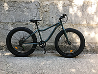 Елосипед Crosser Fat Bike 26" (Стальная рама 16) темно-зеленый