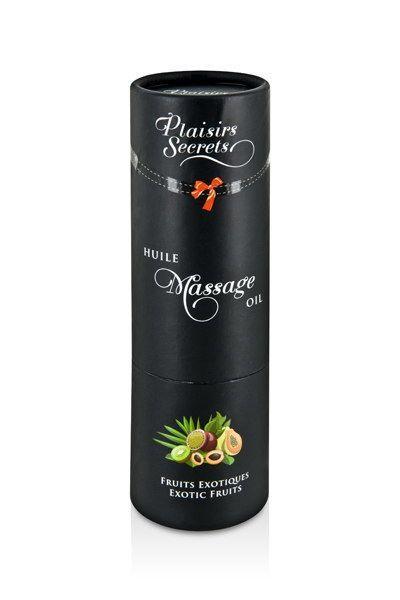 Массажное масло Plaisirs Secrets Exotic Fruits (59мл) с афродизиаками съедобное, подарочная упаковка - фото 3 - id-p1463722036