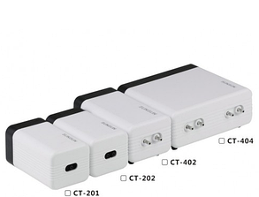 Компресор для акваріума SunSun CT-402, двоканальний., фото 3