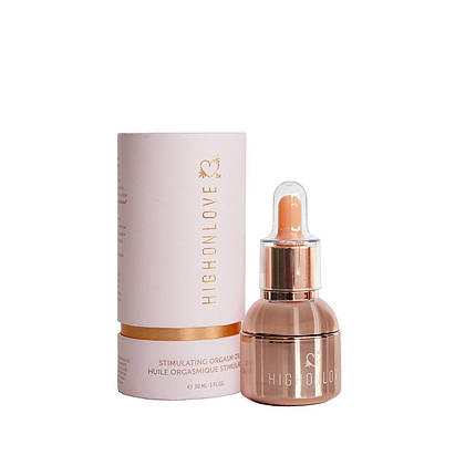 Збудливі краплі для клітора HighOnLove Stimulating Gel O Oil (30 мл) з олією насіння конопель, фото 1