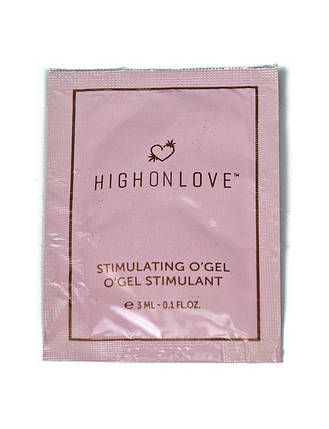 Пробник стимулюючого гелю-вібратора HighOnLove Stimulating Gel O Gel (3 мл), фото 1