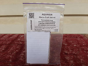Добриво для акваріумних рослин AQUAXER Macro Profi, макроелементи 250 ml, на 25000 л., фото 1