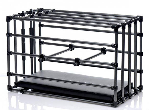 Міцна розбірна клітка для покарань Kennel Adjustable Bondage Cage SO4425, фото 1