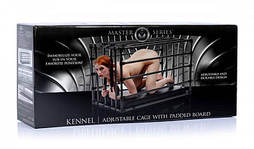 Міцна розбірна клітка для покарань Kennel Adjustable Bondage Cage SO4425, фото 4