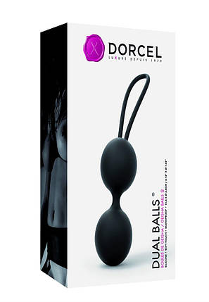 Вагінальні кульки Dorcel Dual Balls Black, діаметр 3,6s, вага 55 гри SO3089, фото 3