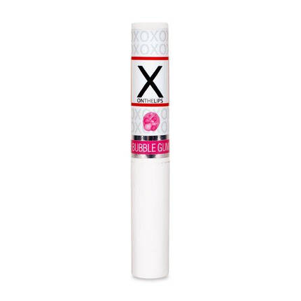 Стимулюючий бальзам для губ унісекс Sensuva - X on the Lips Bubble Gum з феромонами, жуйка, фото 4