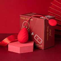 Смарт-віброяйце Magic Motion Sundae Red SO4469, фото 6