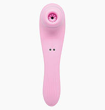 Вібратор і вакуумний кліторальний стимулятор Alive Midnight Quiver Pink - секс-грашка 2в1 SO4473, фото 3
