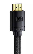 Кабель (перехідник) Baseus High Definition Series HDMI - HDMI 8K 2 м Чорний (CAKGQ-K01), фото 3