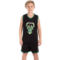 Форма баскетбольная детская, подростковая Basketball Unifrom NBA Milwaukee Bucks (BA-0972)