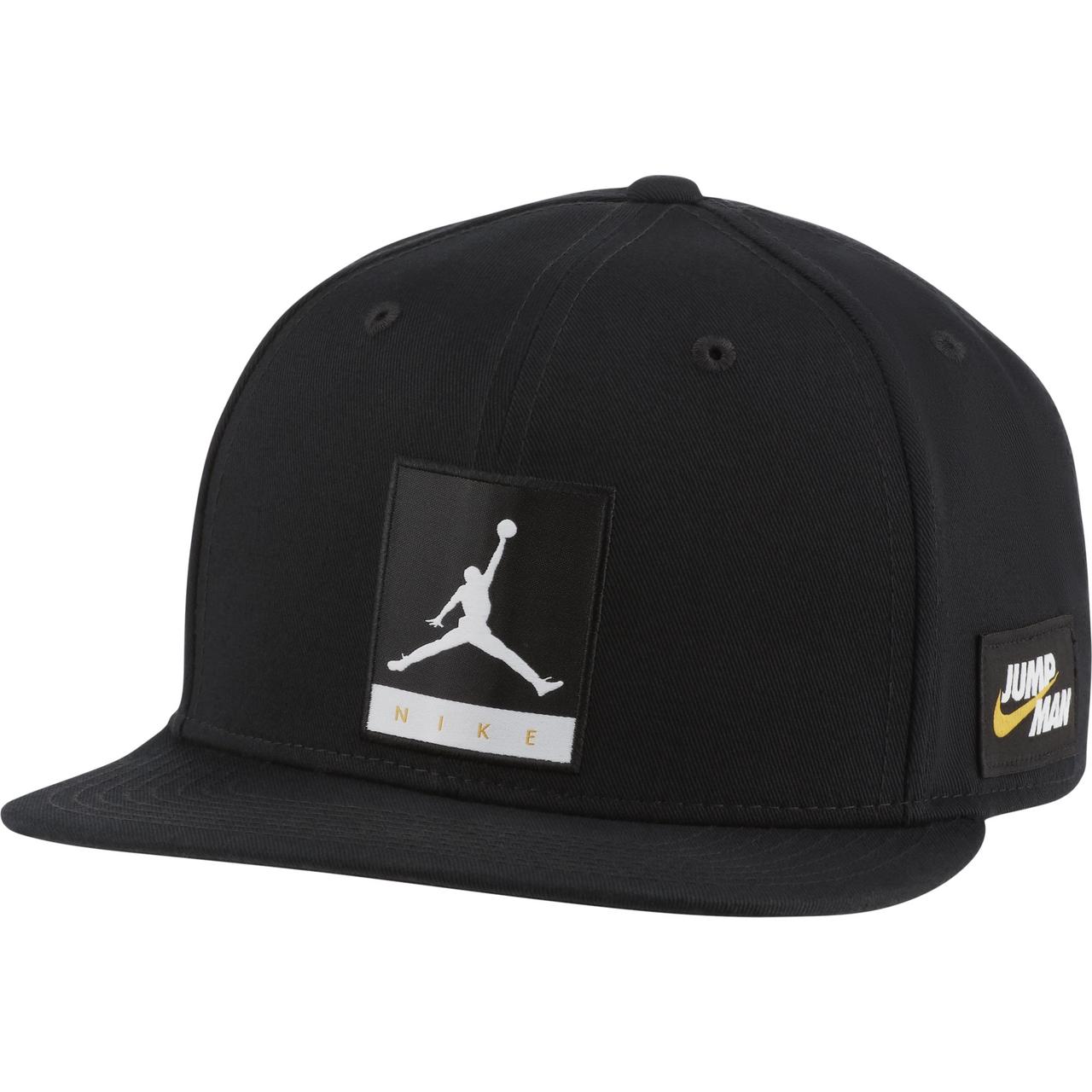 Кепка-бейсболка з прямим козирком Jordan Pro Jumpman Snapback 6-панельний снепбек (DJ6120-010)