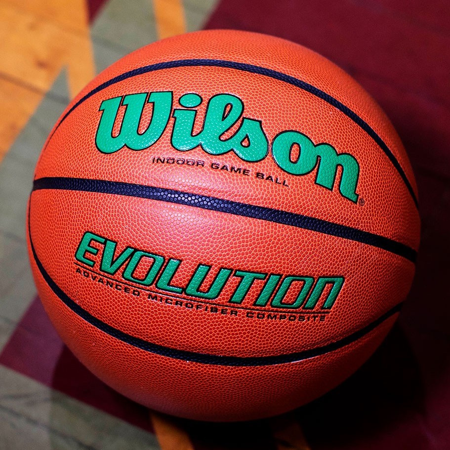 М'яч баскетбольний Wilson Evolution розмір 7 композитна шкіра коричневий (WTB0595XB0701)