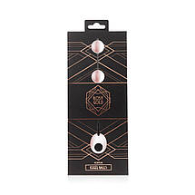 Металеві вагінальні кульки Rosy Gold - Nouveau Kegel Balls, вага 376гр, діаметр 2,8см SO4594, фото 4