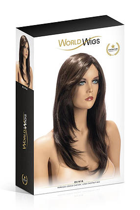 Перука World Wigs OLIVIA LONG CHESTNUT, фото 3