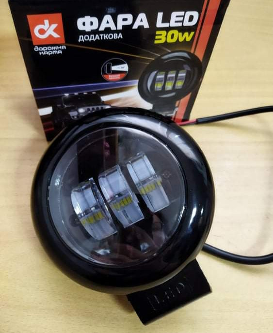 Фара LED СТГ кругла 30W
