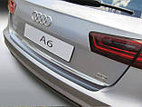 Пластикова захисна накладка на задній бампер для Audi A6 Avant S-line 09.2014-05.2016, фото 4