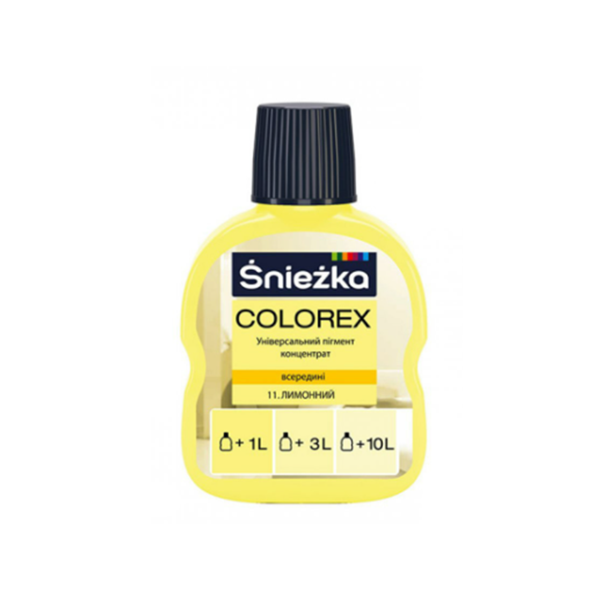 Универсальный пигмент Sniezka Colorex №11 лимонный 0.1л - фото 1 - id-p1387814363
