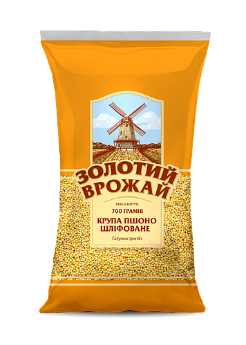 Крупа пшено шлифованное ТМ «Золотий врожай» 700 гр (ID#1461950340 ...