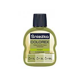 Універсальний пігмент Sniezka Colorex №72 оливковий 0.1 л