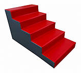 Блок Сходинки для реабілітації - Сходи з пінополіуритану - Rehabilitation Staircase Foam Block 90x50x50, фото 4