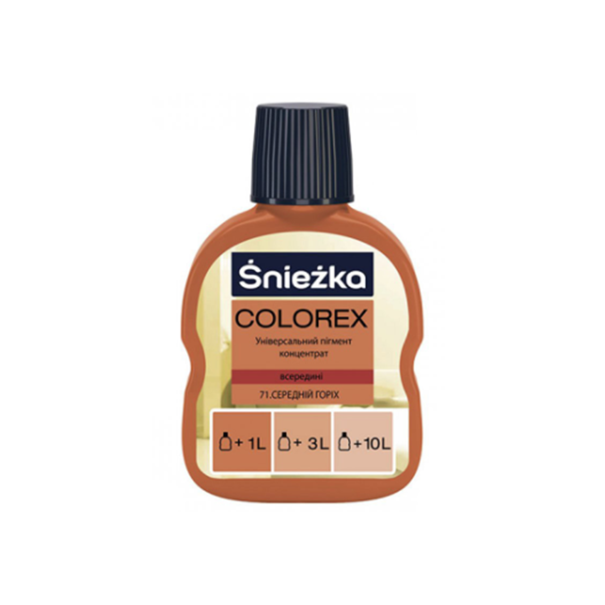 Универсальный пигмент Sniezka Colorex №71 средний орех 0.1л - фото 1 - id-p1418511714