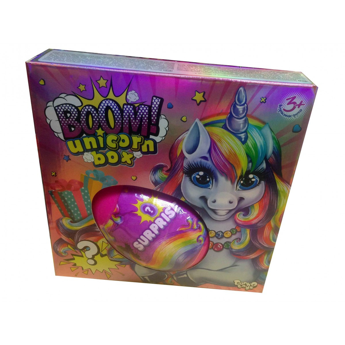 Набір креативної творчості "Boom! Unicorn Box" №BUB-01-01U(укр.)/DankoToys/(6)