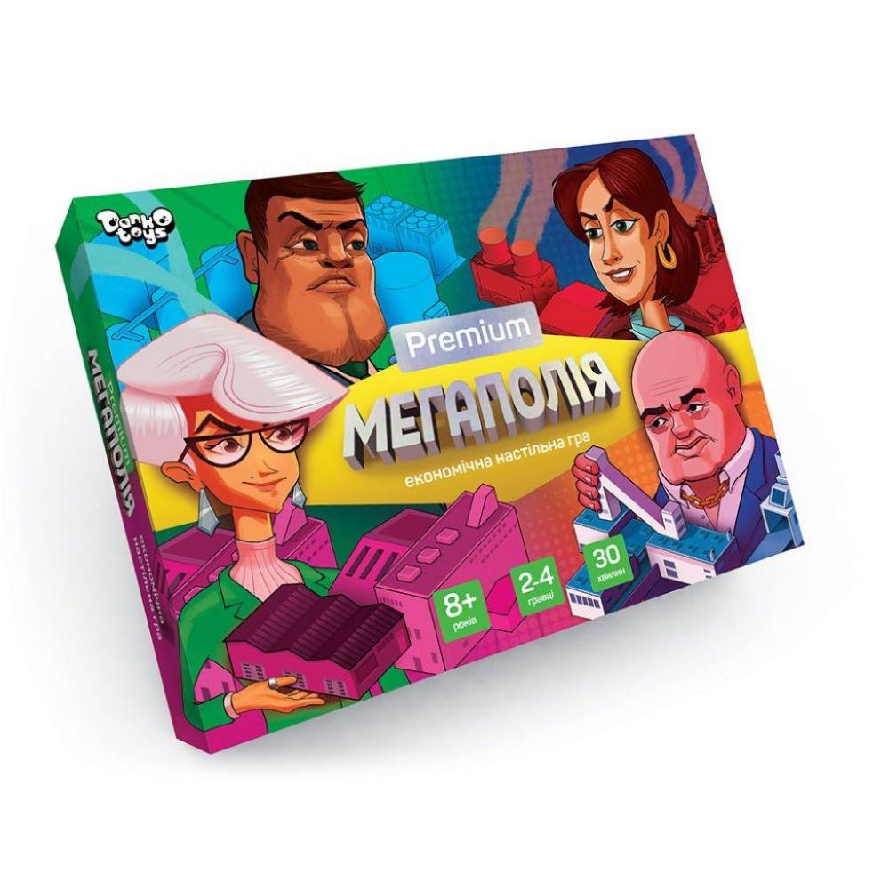 Гра "Мегаполія Premium" (укр.) №G-MP-01-01U/DankoToys/
