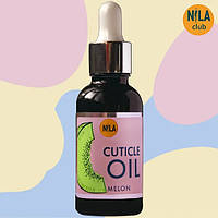 Масло Nila для кутикулы Cuticle Oil дыня стеклянный флакон с пипеткой 30 мл.