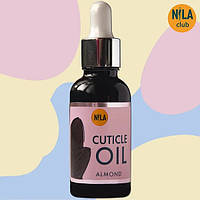 Масло Nila для кутикулы Cuticle Oil миндаль стеклянный флакон с пипеткой 30 мл.