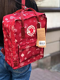 Рюкзак fjallraven червоного кольору, Kanken art, Сумка рюкзак kanken