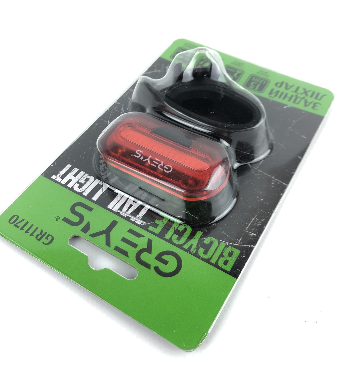 Велосипедний задній ліхтар стоп Greys 15 * LEDs, 2XCR2032 в комп., вологозах корп., 2 реж., GR 11170