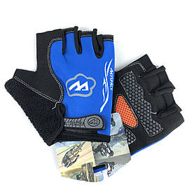 Рукавички Myspace без пальців синій