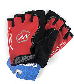 Рукавички Myspace без пальців червоний