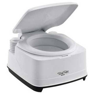 Біотуалет портативний сірий Thetford Porta Potti Qube145 дачний переносний біотуалет 12 л, фото 3