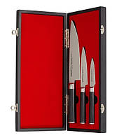 Набір з 3-х кухонних ножів Samura Mo-V у подарунковому футлярі (SM-0220)