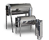 Піч для намету PlusTerm пошехонка міні з нержавіючої сталі, фото 3