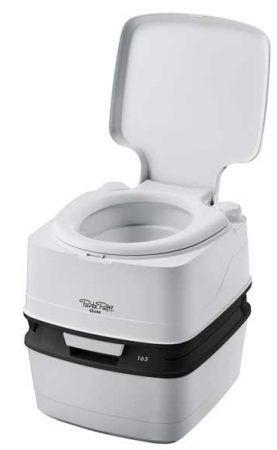 Біотуалет портативний білий Thetford Porta Potti Qube 165 дачний переносний біотуалет 21 л