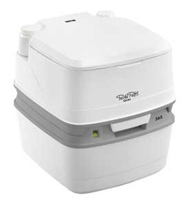 Біотуалет портативний білий Thetford Porta Potti Qube 365 дачний переносний біотуалет 21 л