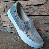 Сліпони Waldi срібні на резинці