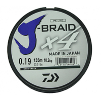 Шнур DAIWA J-Braid x4 0,19mm 10,2kg 135m dg