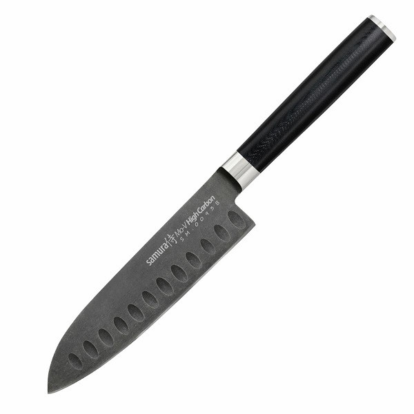 Ніж Samura Mo-V Stonewash Сантоку 138 мм (SM-0093B)