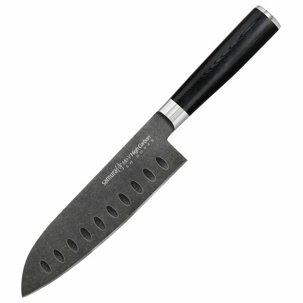 Ніж Samura Mo-V Stonewash Сантоку 180 мм (SM-0094B)